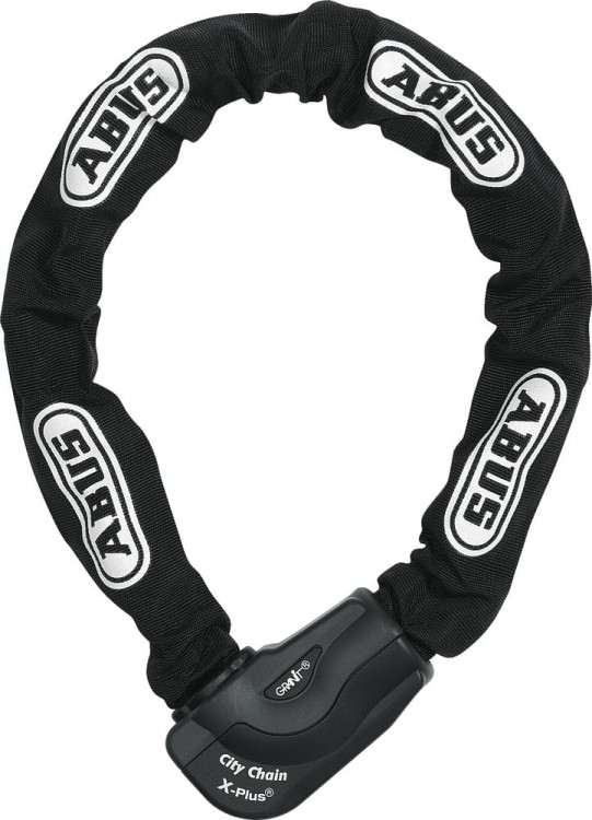 Łańcuch rowerowy ABUS Granit CityChain XPlus 1060 z ogniwami 10mm w rękawie ochronnym