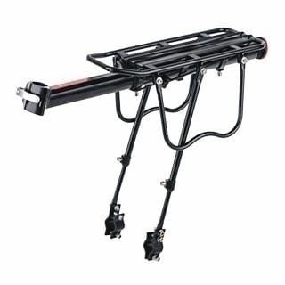 Aluminiowy bagażnik montowany na sztycy podsiodłowej czarny