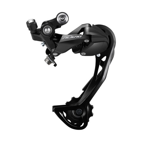 Czarna 9-rzędowa przerzutka tylna Shimano Alivio RD-M3100 w technologii Shadow RD