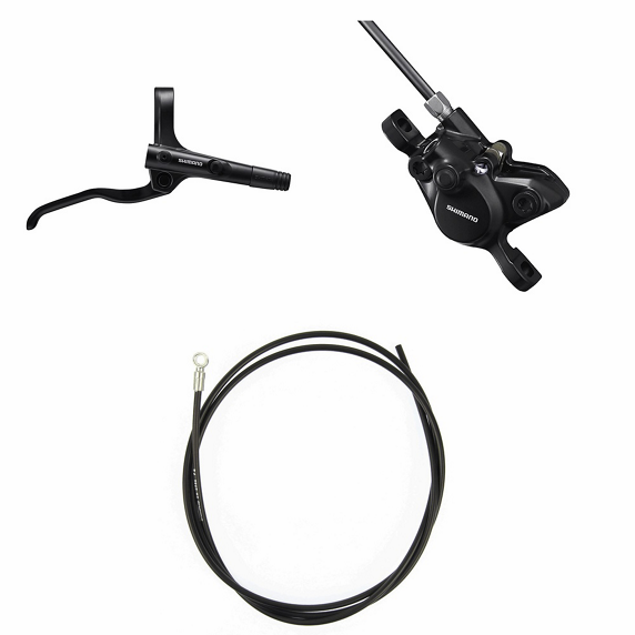 Kompletny tylny hamulec hydrauliczny Shimano MT200 z przewodem 1700mm i zalany olejem mineralnym