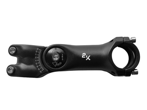 Czarny regulowany wspornik kierownicy 2K Ahead o długości 120 mm i średnicy mocowania 31.8 mm