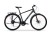 Rower crossowy męski Tabou Flow 2.0 EQ czarno-czerwony