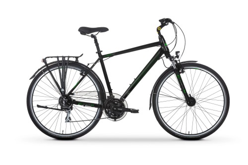 Rower trekkingowy Tabou Kinetic 3.0 czarno-zielony