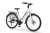 Rower elektryczny Ecobike LX 100 biały ujęcie z prawej strony pokazujące napęd Shimano Alivio