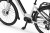 Silnik centralny Bafang M210 o momencie 80Nm w białej ramie roweru Ecobike LX 100