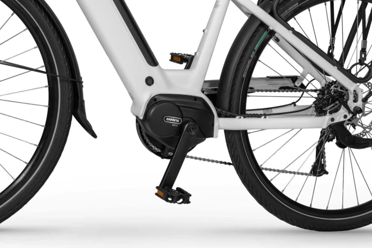 Jednostka napędowa Bafang M210 zamontowana centralnie w rowerze elektrycznym Ecobike