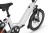Zbliżenie na alternatywną wersję klapki baterii w białym kolorze - Ecobike Rhino