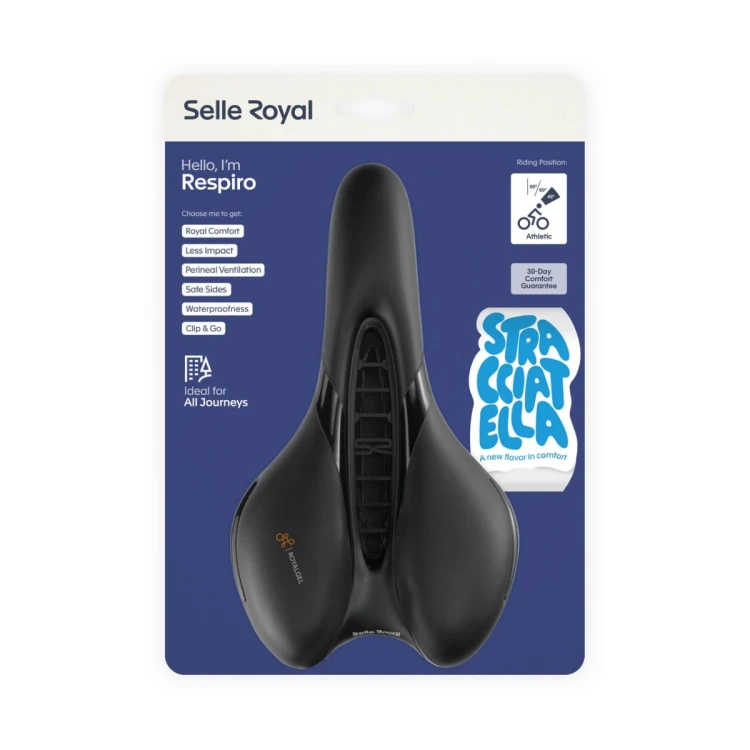 Siodło Selle Royal Respiro Stracciatella z opakowaniem