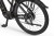 Zbliżenie na tylne koło i silnik w Ecobike Expedition czarnym