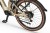 Zbliżenie na tylne koło roweru Ecobike Flex titan z pełnym zawieszeniem