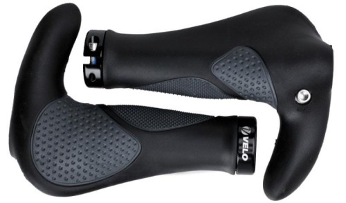 Ergonomiczne chwyty rowerowe PROX VLG-1185AD3 zintegrowane z rogami