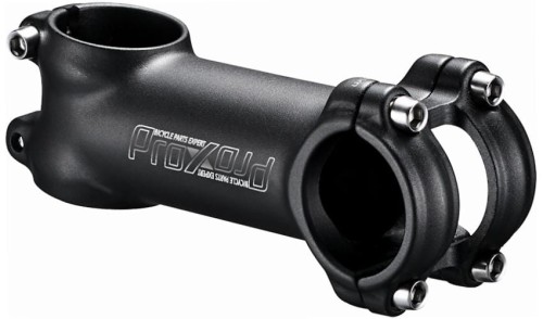Aluminiowy czarny matowy wspornik kierownicy PROX Ahead 31,8 mm o długości 70 mm