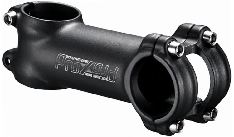 Aluminiowy czarny matowy wspornik kierownicy PROX Ahead 31,8 mm o długości 70 mm