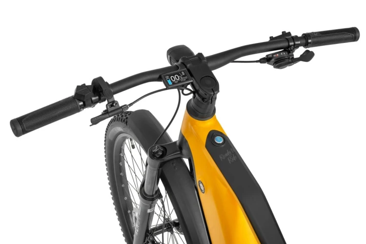 Rower elektryczny Ecobike RX500 MAX żółty - wyświetlacz LED