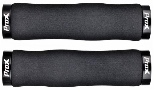 Chwyty kierownicy ProX GP-58 czarne 135mm skręcane piankowe