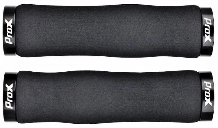 Chwyty kierownicy ProX GP-58 czarne 135mm skręcane piankowe
