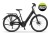 Rower elektryczny miejski Ecobike LX100 630Wh czarny z ubezpieczeniem