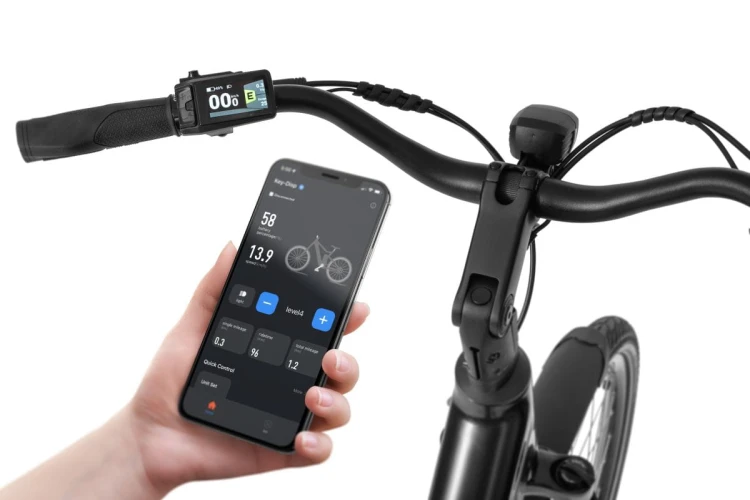 Rower elektryczny z silnikiem centralnym Ecobike LX100 miejski