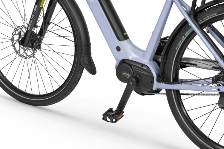 Rower elektryczny Ecobike LX100 Automatic Pearl z centralnym silnikiem