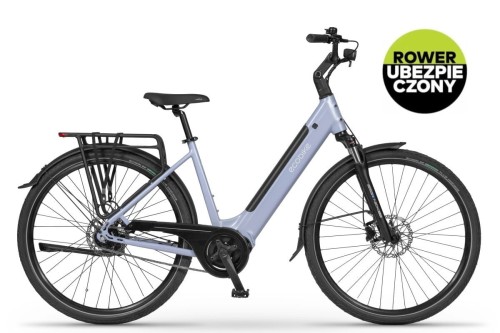 Rower elektryczny miejski Ecobike LX100 Automatic 17 630Wh Pearl z ubezpieczeniem