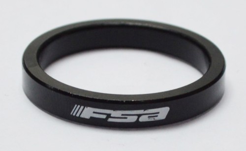 Podkładki FSA 1.5 alu Spacer black 5mm
