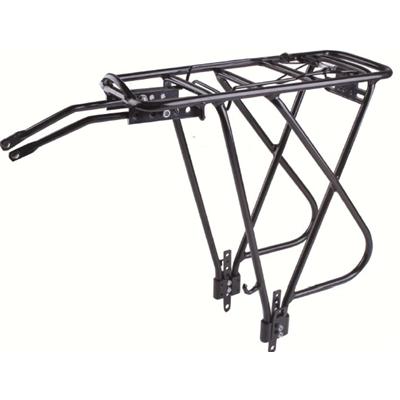 Bagażnik alu regulowany czarny 24-28"