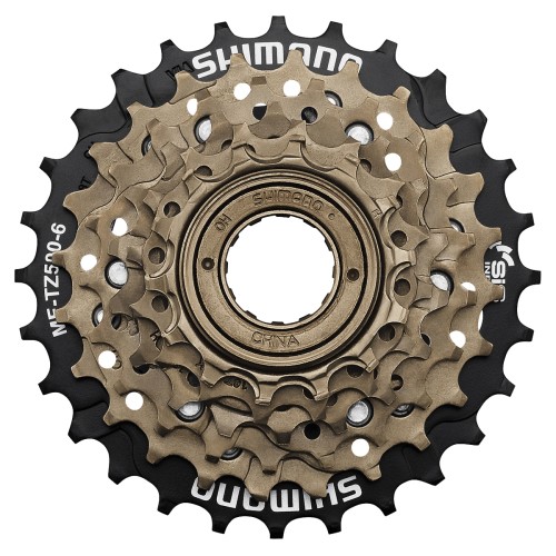 Wolnobieg 6rz. SHIMANO MF-TZ500 14-28T brązowy