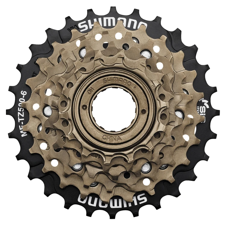 Wolnobieg 6rz. SHIMANO MF-TZ500 14-28T brązowy