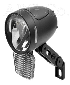 Lampka przód JY-7091 dynamo, czujnik zmierzchu
