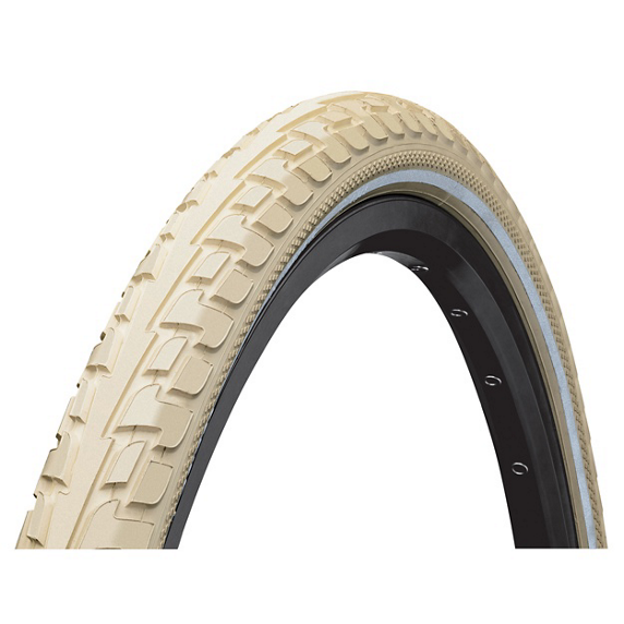 Opona Continental Ride Tour 28x1 3/8/37-622 kremowa – profil i ścianka boczna opony