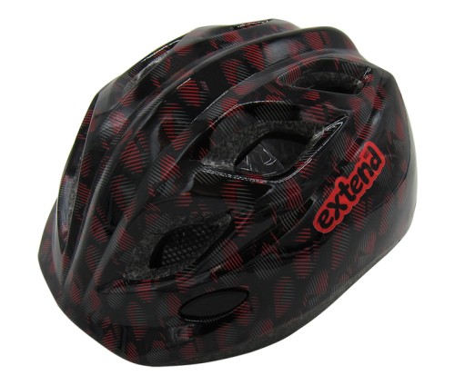 Kask EXTEND Buffy black XS/S (48-52cm) – widok z przodu i z boku