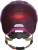 Kask Abus Smiley 3.0 ACE LED royal purple S – widok od tyłu z pokrętłem regulacji i odblaskami
