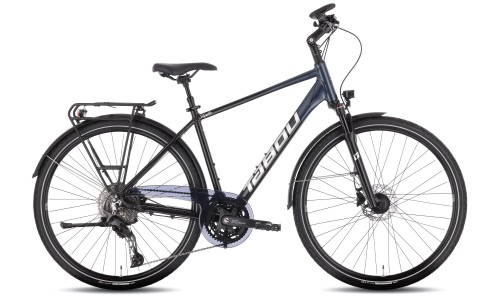 Rower trekkingowy TABOU Kinetic 6 czarny – profil boczny roweru