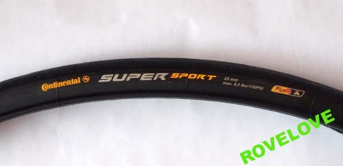 Opona Continental SuperSport Plus 700x28C – profil i ścianka boczna opony