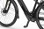 Rower elektryczny ECOBIKE X-Cross 21" 630Wh Black – kierownica i wyświetlacz z perspektywy rowerzysty