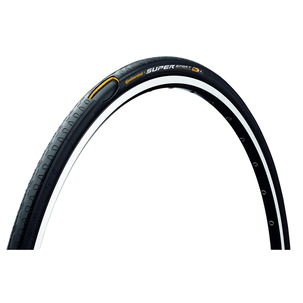 Opona Continental SuperSport Plus 700x28C – rzeźba bieżnika opony (widok z góry)