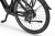 Rower elektryczny ECOBIKE X-Cross 21" 630Wh Black – amortyzator przedni, koło i zintegrowana bateria w ramie