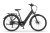Rower elektryczny miejski ECOBIKE X-City czarny – widok z perspektywy z prawej strony