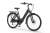 Rower elektryczny miejski ECOBIKE X-City czarny – widok z lewej strony