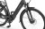 Rower elektryczny miejski ECOBIKE X-City czarny – silnik elektryczny Ecobike widok z lewej strony