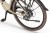 Rower elektryczny ECOBIKE X-City Cappuccino 630Wh – kierownica i wyświetlacz z perspektywy rowerzysty