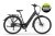 Rower elektryczny miejski ECOBIKE X-City czarny – profil boczny
