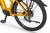 Rower elektryczny ECOBIKE Expedition SUV 1080Wh żółty – kierownica i wyświetlacz z perspektywy rowerzysty
