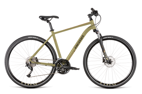 Rower crossowy Dema Aveiro 7 18" sand yellow-black