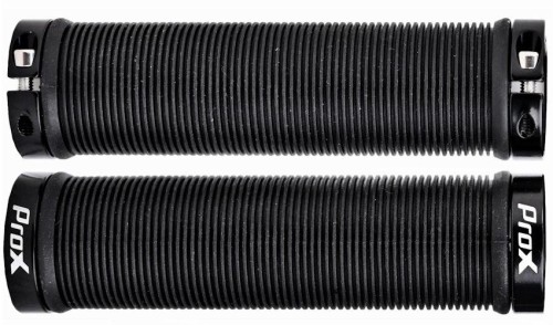 Chwyty kierownicy PROX GP-51 czarne 130mm skręcane