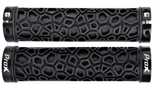 Chwyty kierownicy PROX GP-53 czarne 130mm skręcane