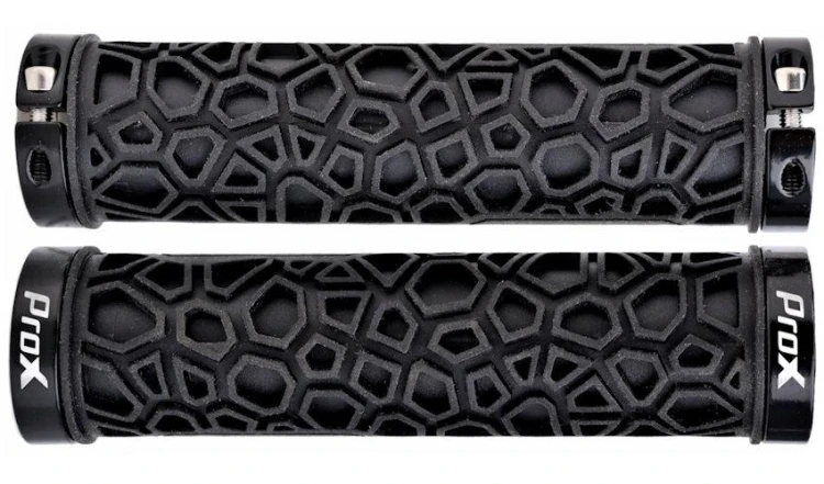Chwyty kierownicy PROX GP-53 czarne 130mm skręcane