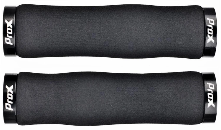 Chwyty kierownicy PROX GP-58 czarne 135mm skręcane – widok główny produktu