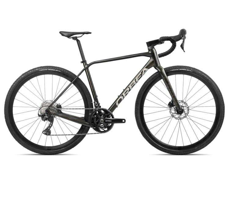 Rower gravel ORBEA Terra H30 L infinity green – profil boczny roweru