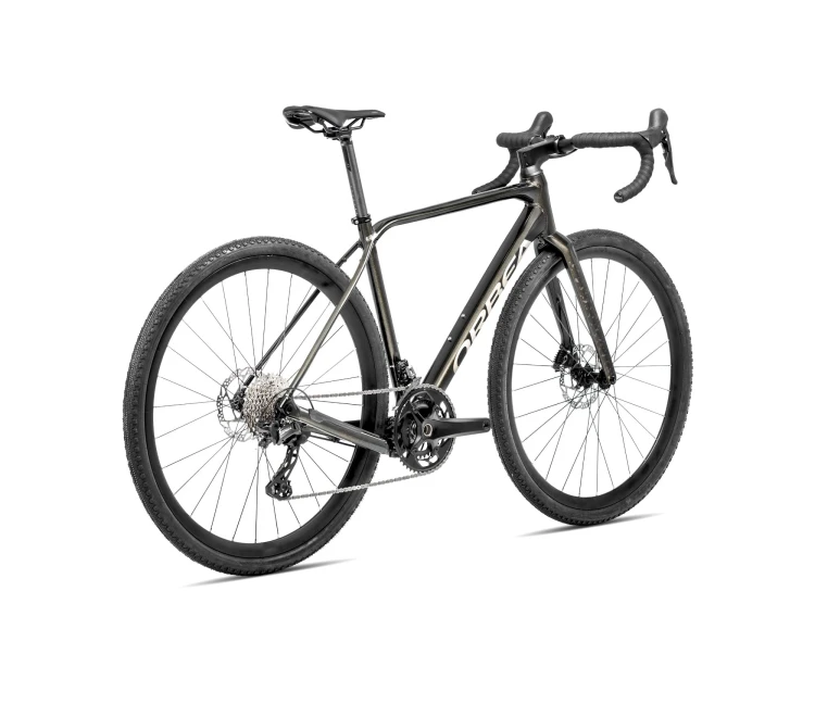 Rower gravel ORBEA Terra H30 L infinity green – widok z perspektywy z przodu